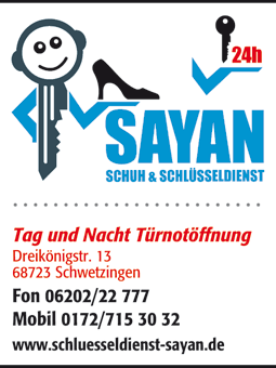 SAYAN - Schlüsseldienst