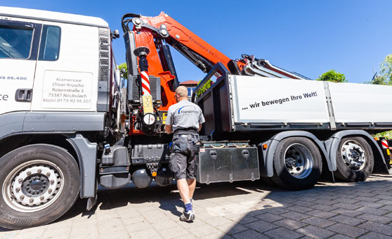 LKW mit modernster Steuerungstechnik