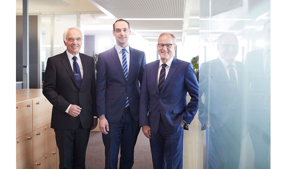 unsere Geschäftsführende Gesellschafter: Herr Dr. Heinrich Elsässer, Herr Philipp Gottschick und Herr Martin Maier