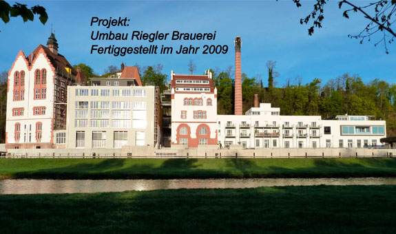 Referenz: Umbau der Riegler Brauerei in Wohnungen
