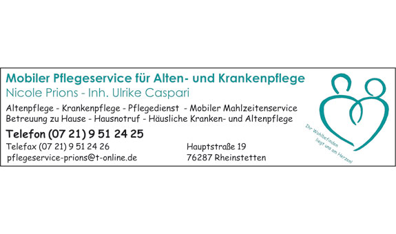 Mobiler Pflegeservice Prions Inh. Ulrike Caspari in Rheinstetten - Logo