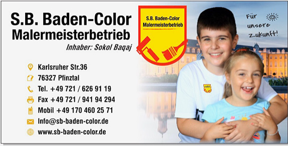 Bild 1 S.B. Baden-Color Malermeisterbetrieb in Pfinztal