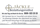 Bildergallerie Bestattungsinstitut Jäckle GmbH Hambrücken