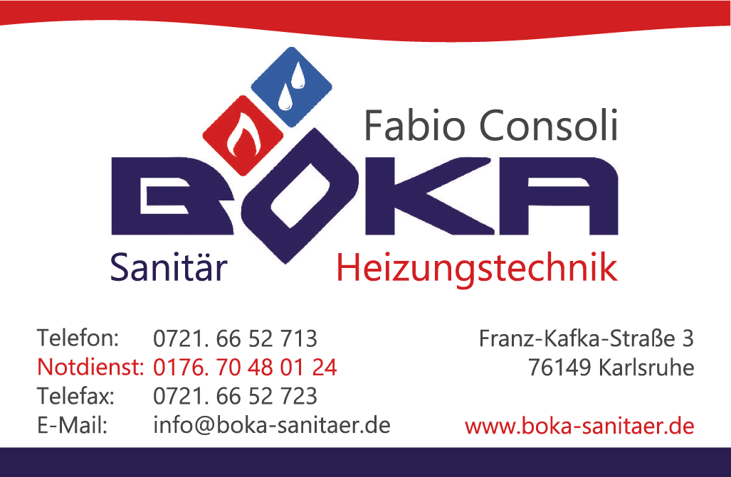 BOKA Sanitär- und Heizungstechnik in Karlsruhe - Logo