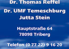 Kundenbild groß 1 Dr. Thomas Reffel, Dr. UMF Temeschburg Jutta Stein