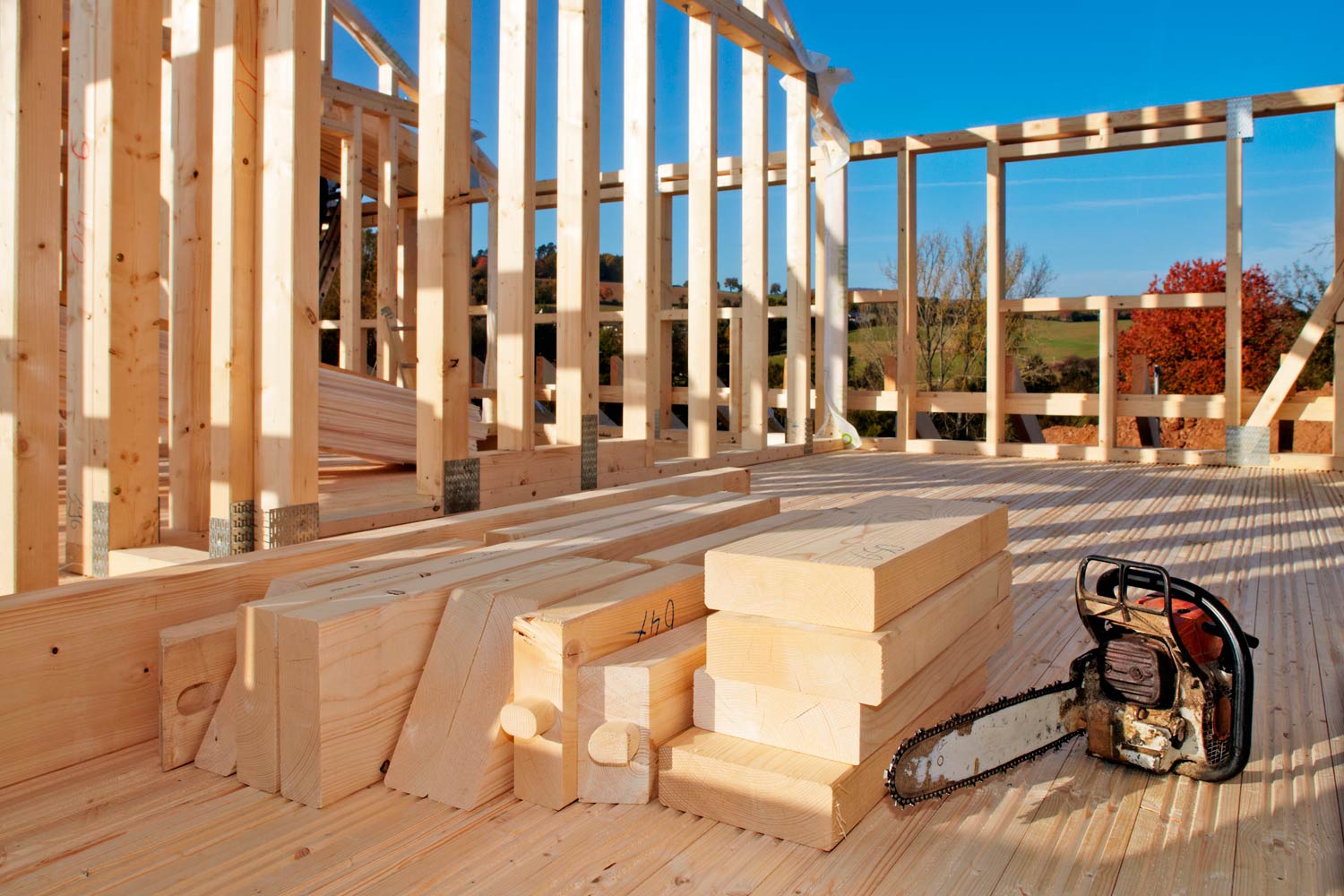 Die Zimmerei Leicht Holzbau GmbH befindet sich immer auf dem neuesten Stand der Technik