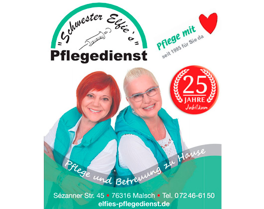 Kundenfoto 6 Schwester Elfie's Pflegedienst GmbH Kundenfoto 6 Schwester Elfie's Pflegedienst GmbH