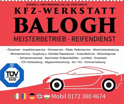 Kundenfoto 1 Kfz-Werkstatt u. Reifenservice Balogh