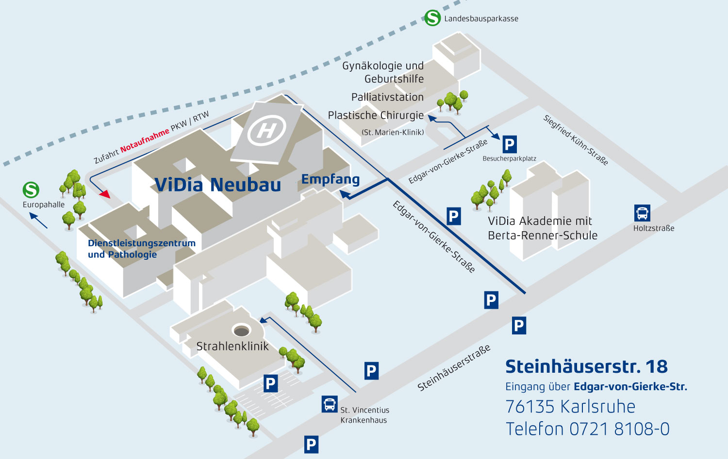 Bild 1 ViDia Christliche Kliniken Karlsruhe in Karlsruhe