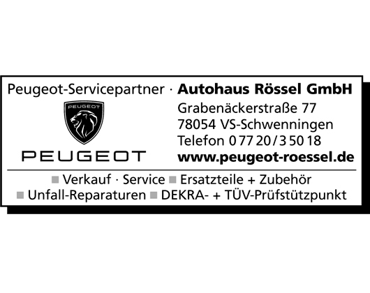 Bild von Autohaus Rössel GmbH Peugeot-Servicepartner