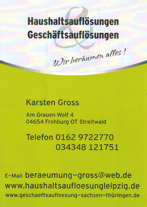 Bild 1 www.haushaltaufloesungleipzig.de in Frohburg