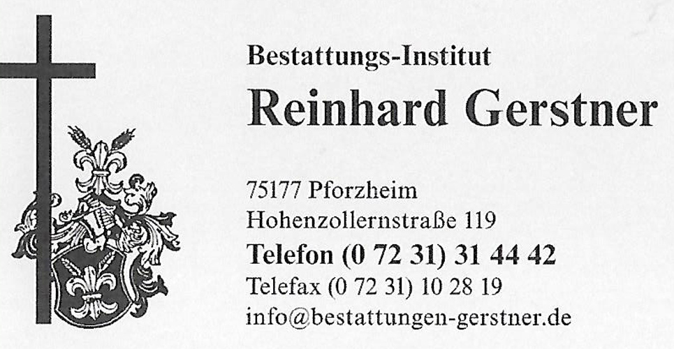 Gerstner R. Bestattungsinstitut GmbH in Pforzheim - Logo