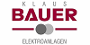 Kundenlogo von Klaus Bauer GmbH Elektroanlagen