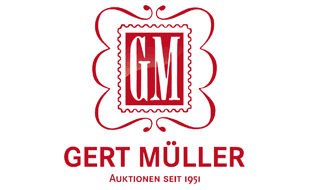 Gert Müller GmbH Internationale Briefmarken- und Münzauktionen in Ettlingen - Logo