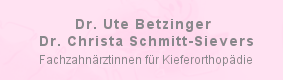 Bild zu Betzinger, Christa Schmitt-Sievers Ute Dres.med.dent. in Karlsruhe
