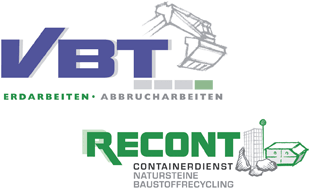Abbruch- und Erdarbeiten VBT - Recont Containerdienst in Dielheim - Logo