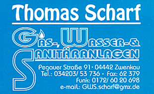 Scharf Thomas Gas-, Wasser- & Sanitäranlagen in Zwenkau - Logo