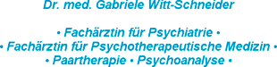 Witt-Schneider Gabriele Dr. in Mannheim - Logo