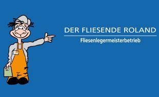Der "fliesende" Roland Fliesenlegermeisterbetrieb Daniel Reichenbach in Denzlingen - Logo