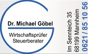 Göbel Michael Dr. Dipl.-Kfm. Steuerberater in Mannheim - Logo