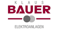 Kundenlogo Klaus Bauer GmbH Elektroanlagen