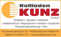 FirmenlogoRolladen Erwin Kunz GmbH Meisterbetrieb Sonnenschutztechnik Marxzell