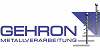 Kundenlogo von Gehron Metallverarbeitung Kundenlogo von Gehron Metallverarbeitung