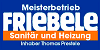 Kundenlogo von Friebele Meisterbetrieb Sanitär u. Heizung