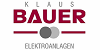 Kundenlogo von Klaus Bauer GmbH Elektroanlagen