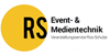 Kundenlogo von RS Event&Medientechnik Kundenlogo von RS Event&Medientechnik