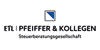 Kundenlogo von ETL Pfeiffer & Kollegen Steuerberatungsgesellschaft mbH