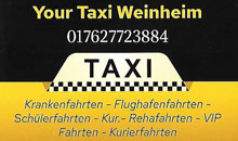 Kundenlogo von Your Taxi Weinheim