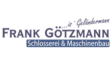 Kundenlogo von FRANK GÖTZMANN SCHLOSSEREI & MASCHINENBAU Kundenlogo von FRANK GÖTZMANN SCHLOSSEREI & MASCHINENBAU